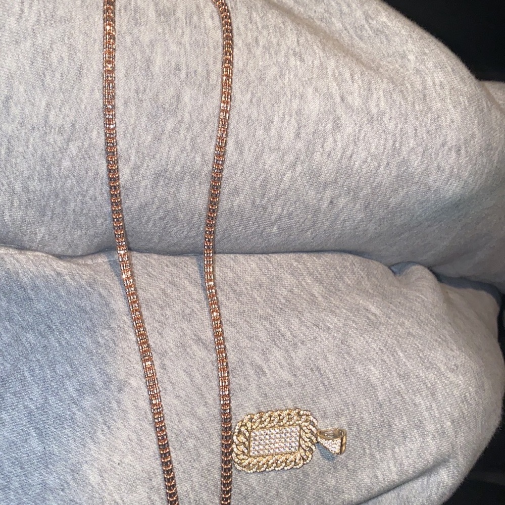 Ice Chain gold and rose 36 grams